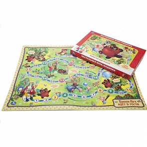 Настольная игра-ходилка "Винни-Пух идет в гости" (Умка, 4690590085424sim)